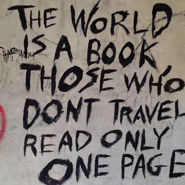 world is a book